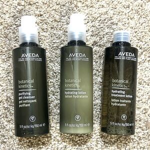 AVEDA Botanical Kinetics Gel Cleanser, Hydrating Lotion & Treatment Lotion SET